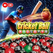 Cricket Ball Roulette live casino game on nnph games